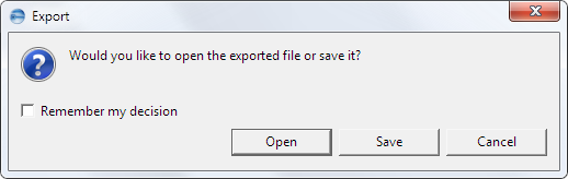 This image shows the Export dialog.