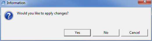 This image shows the prompt to apply the changes made to the text.