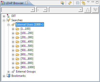 This image shows the LDAP browse tree.